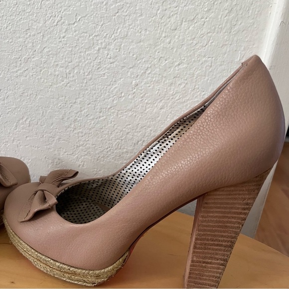 Betsey Johnson Platform Maggi Pump in Blush Nude Espadrille Size 10 - Picture 14 of 16